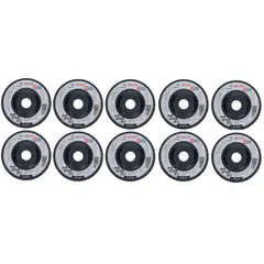 BOSCH - Disco de desbaste 115x6,0 mm metal 10 unidades
