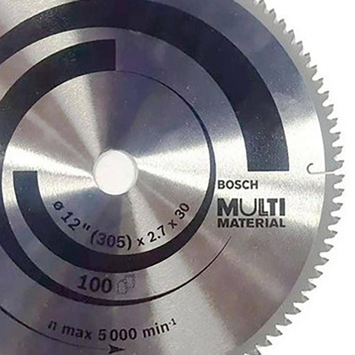 BOSCH - Disco de sierra circular 12" 100 dientes multimaterial