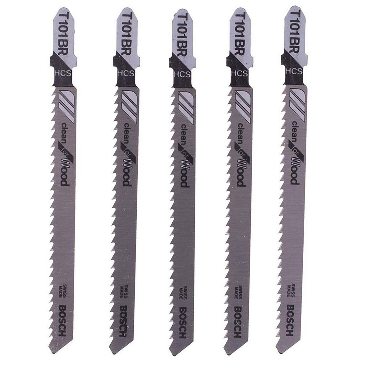 BOSCH - Hoja para sierra caladora T101BR 5 unidades