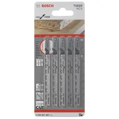 BOSCH - Hoja para sierra caladora T101D 5 unidades