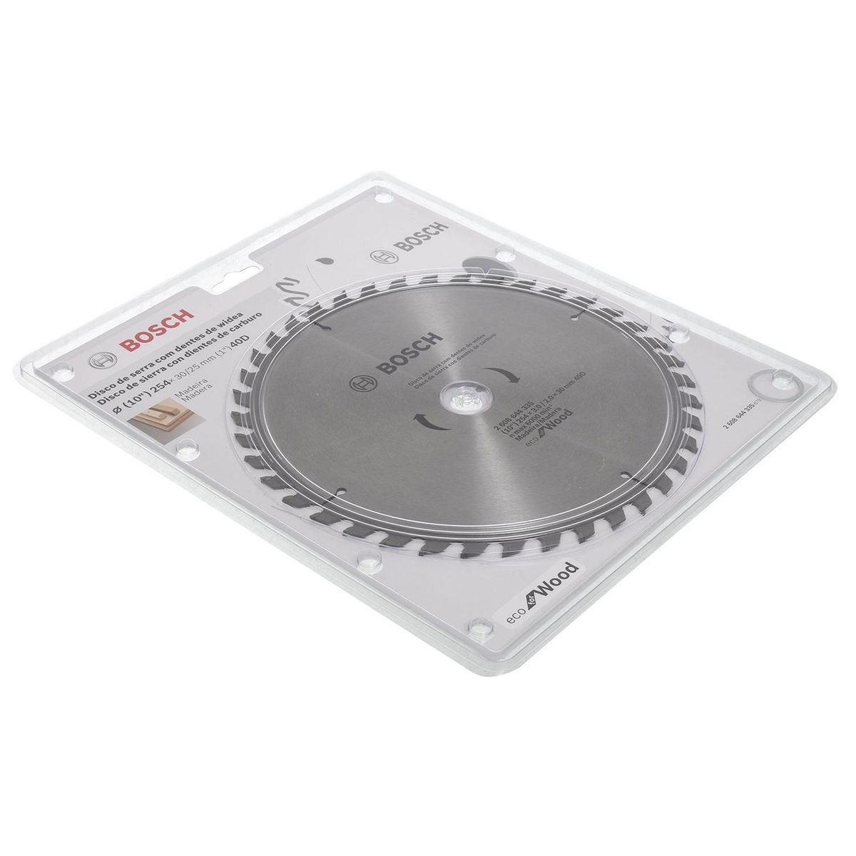 BOSCH - Disco de sierra circular 10" 80 dientes eco