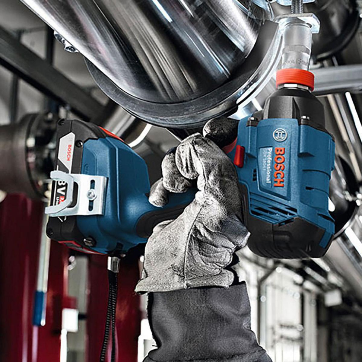 BOSCH - Taladro Inalámbrico Percutor 13mm 18 V/Atornillador Impacto/2 Bat