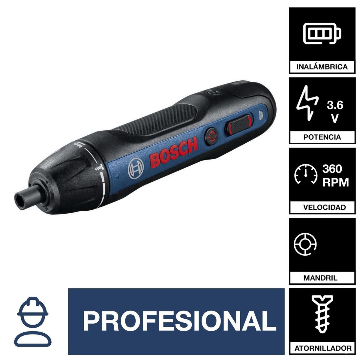 BOSCH - Atornillador inalámbrico 3,6V