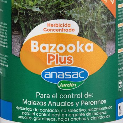 Imagen 2 del producto Herbicida No Selectivo Control Malezas Bazooka Plus 250 Cc