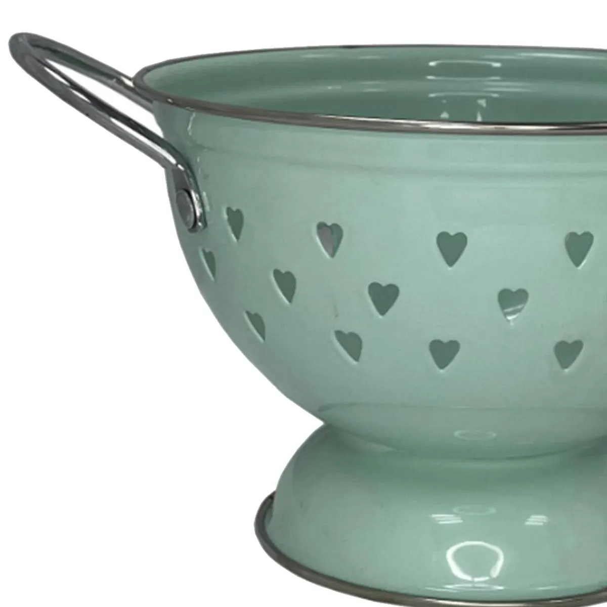 PK HOME - Colador Enlozado Celeste Pk Home 16.5 cm para Cocina