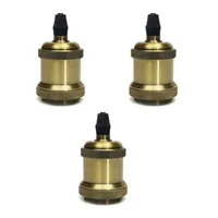 Pack De 3 Soquetes E27 Retro Vintage Con Cable 90Cm