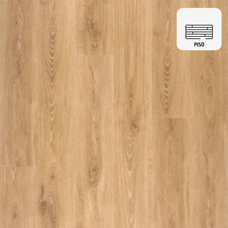 HOGA - Piso Vinílico SPC 4 mm 18x122 cm OH1022-1 Roble Suave 2.17 m2