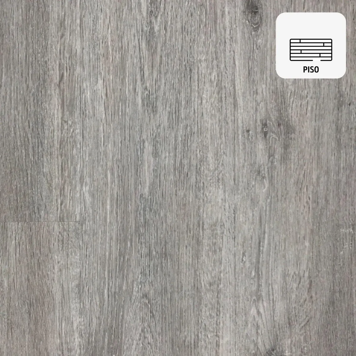 HOGA - Piso Vinílico SPC 4 mm 18x122 cm OH1218 Gris Ceniza 2.17 m2