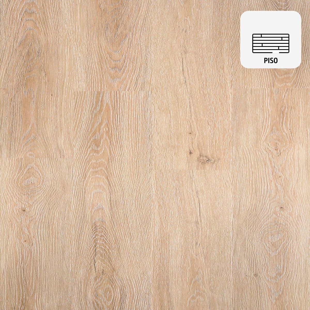 HOGA - Piso Vinílico SPC 4 mm 18x122 cm OH8037-5 Arena 2.17 m2