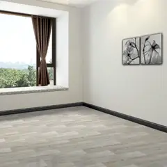 HOGA - Piso Vinílico SPC 4 mm 18x122 cm OH8017-1D Beige Mandala 2.17 m2