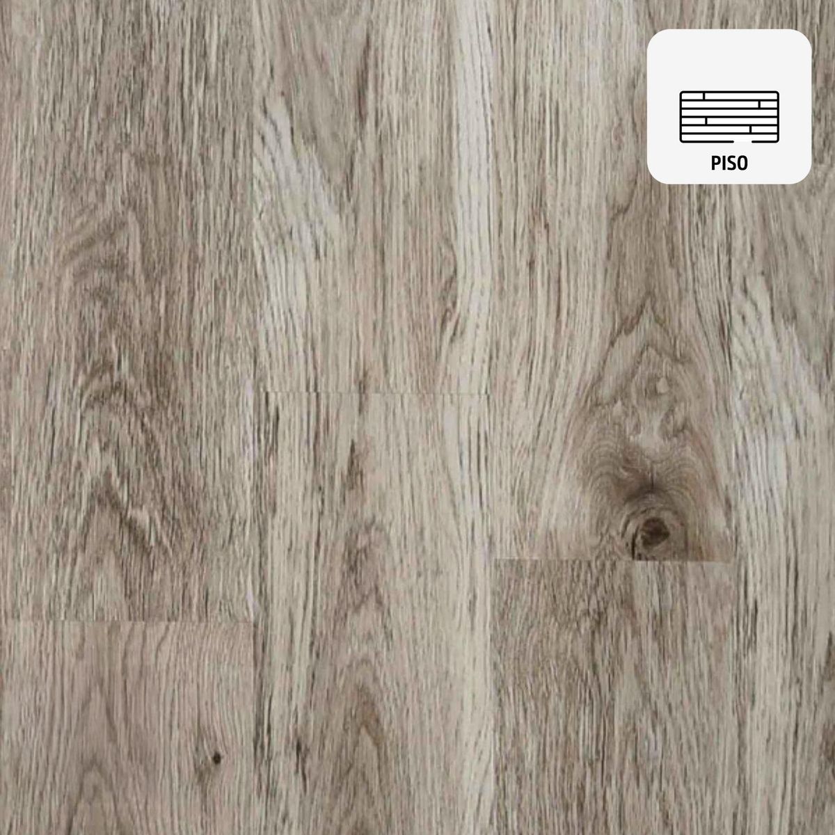 HOGA - Piso Vinílico SPC 4 mm 18x122 cm OH8003-1D Rústico Haya 2.17 m2