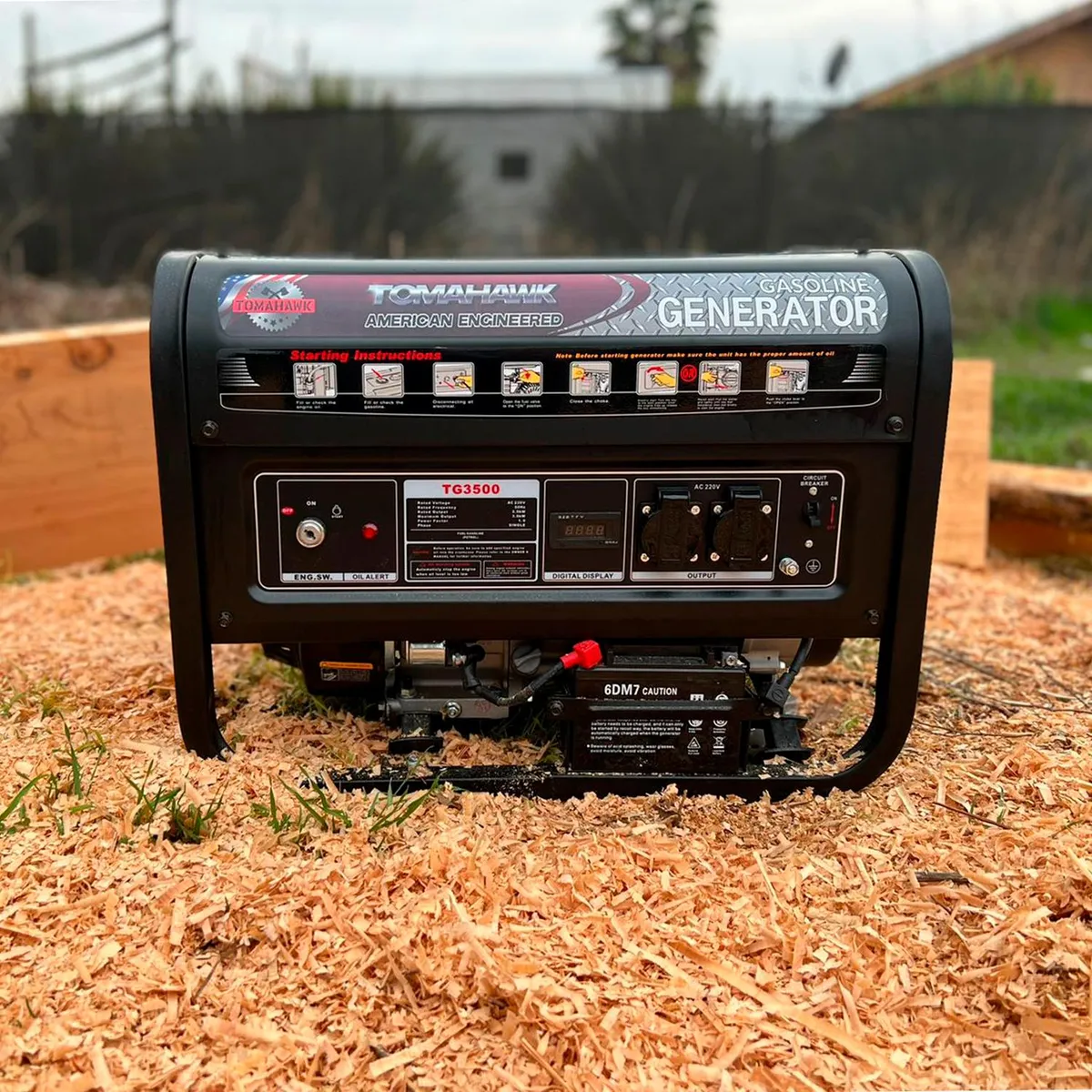 TOMAHAWK POWER - Generador Eléctrico a Gasolina Partida Eléctrica 3500 W 15 l