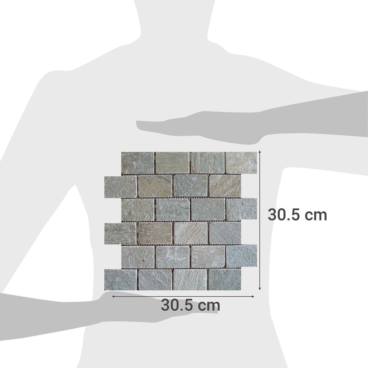ANTIK - Malla ostra brick 30,5x30,5