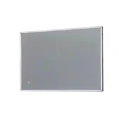 KLIPEN - Espejo con Bisel Baño Forma Rectangular 120x100 cm Cherry Desempañante