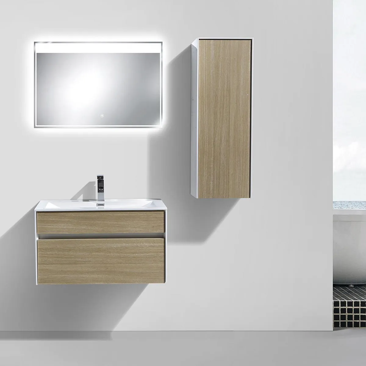 KLIPEN - Mueble con lavamanos 70x48x46 cm