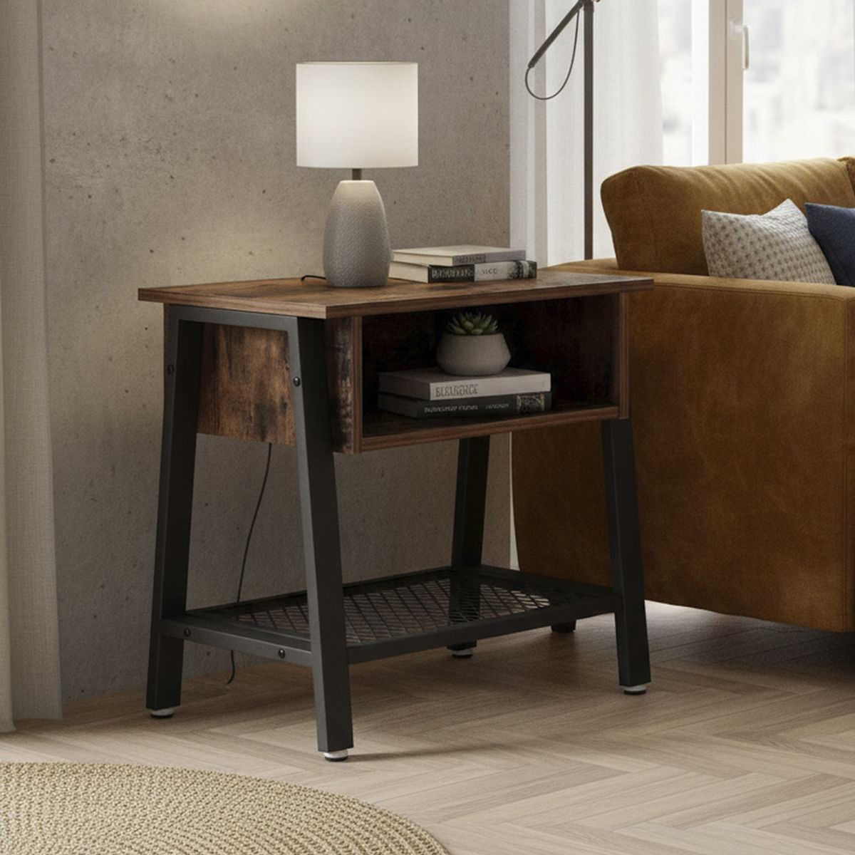 POTTERY - Mesa de apoyo 55x35x55 cm