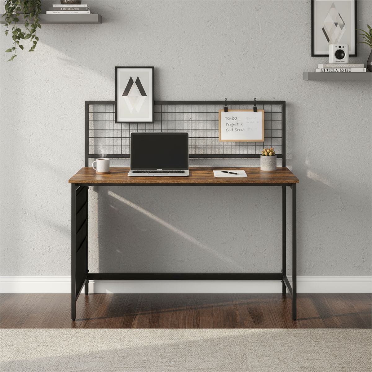 POTTERY - Escritorio con rejilla 118x60x115 cm