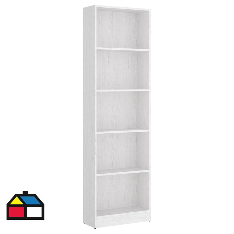 RYC DESIGN DEKIT - Estante DJ Melamina 6 Nivel(es) 53x185x26 cm Blanco