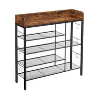 Estante MDF 5 Nivel(es) 30x100x100 cm Café