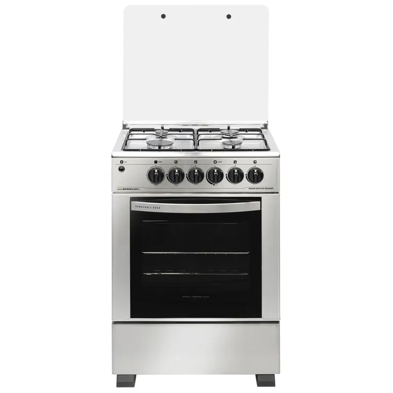 SINDELEN Cocina a Gas 4 Platos Inox CH-6200IN