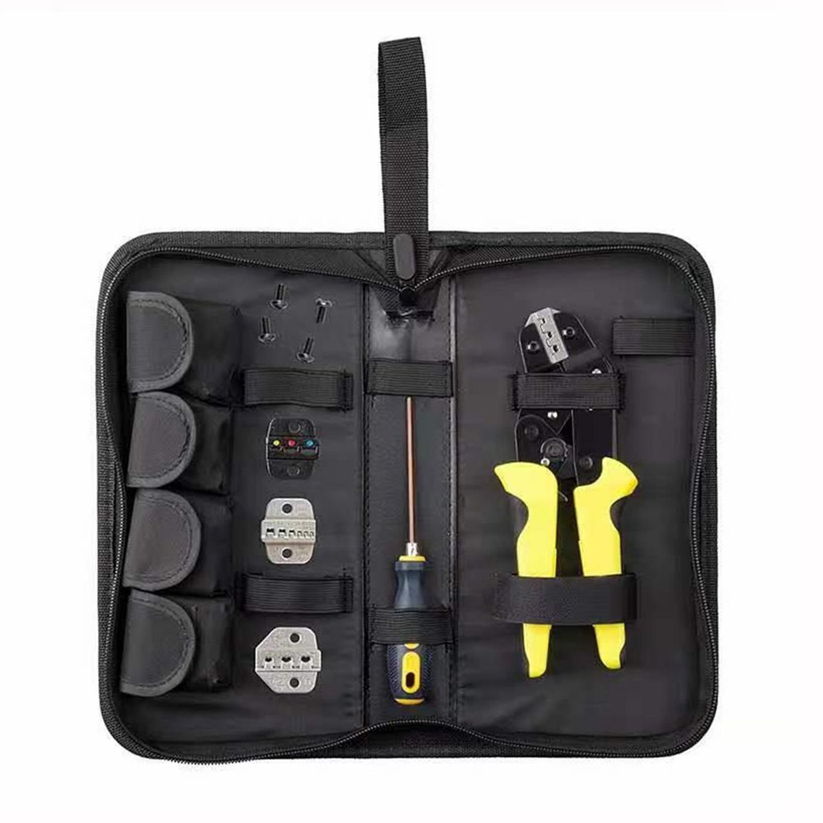 KINGDOM SOLAR - Crimpadora de conectores con pinza intercambiable