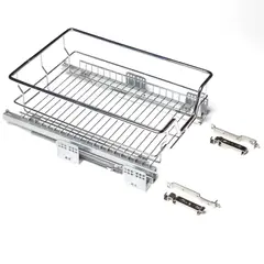 HBT - Cesta Extensible para Modulo 600mm Cromo con cs