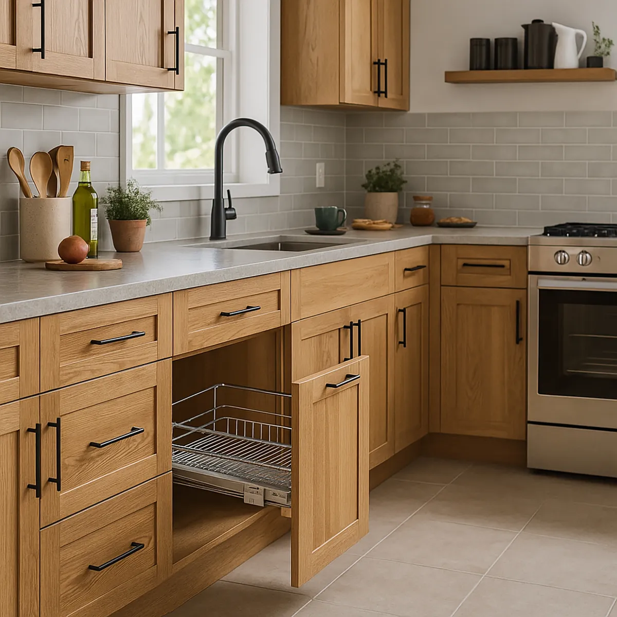 HBT - Cesta Extensible para Modulo 600mm Cromo con cs