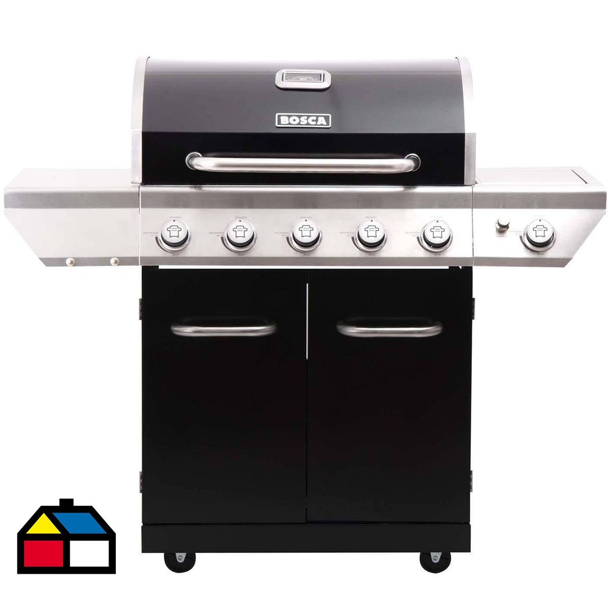BOSCA - Parrilla a Gas Black Premium 5 Q + 1