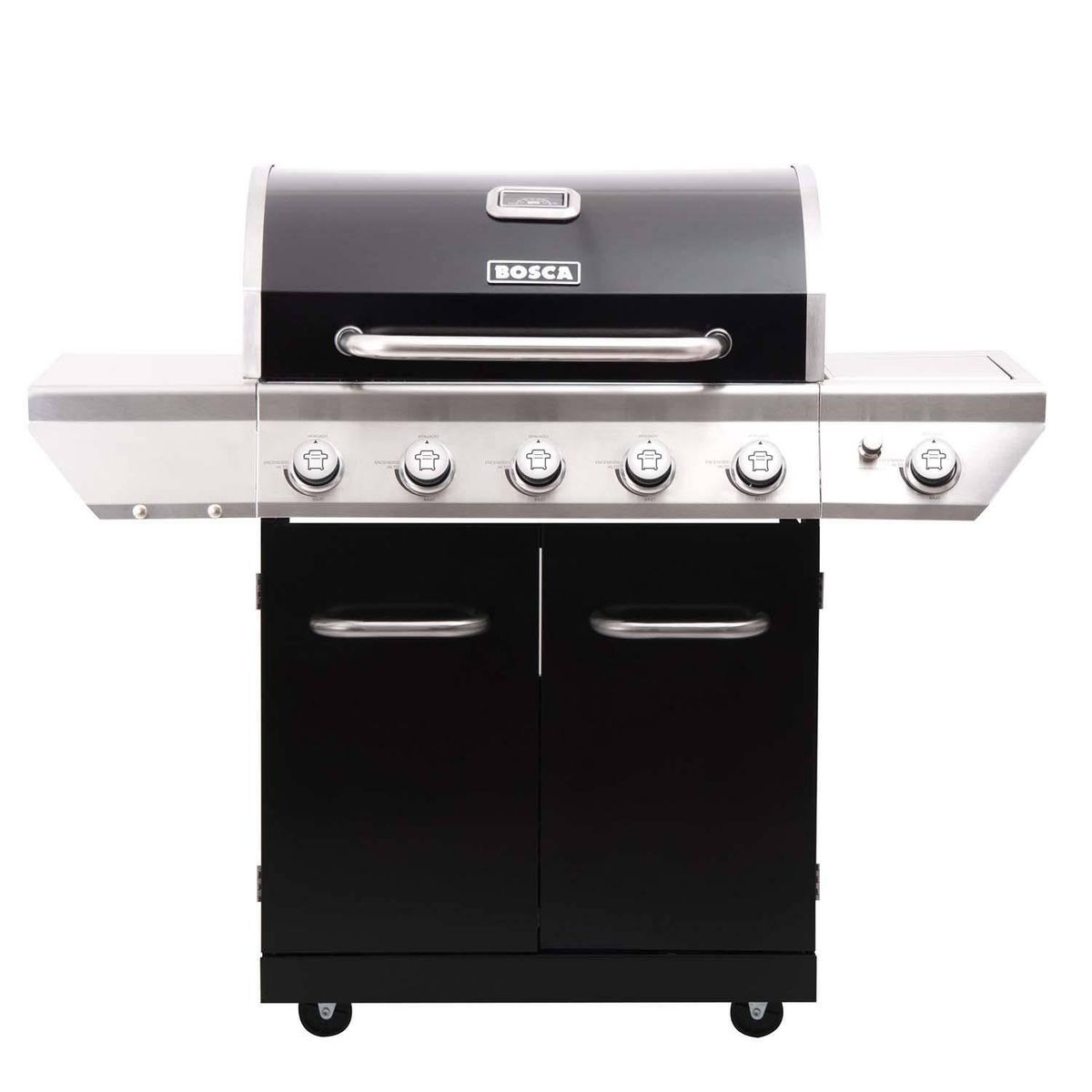 BOSCA - Parrilla a Gas Black Premium 5 Q + 1