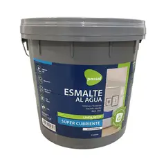 QUIMICA PASSOL - Esmalte al Agua Mate 4 galón(es) Blanco