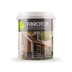 QUIMICA PASSOL - Impregnante Fibrocemento Mate 3.785 kg Negro