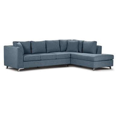 Seccional Carter derecho color denim