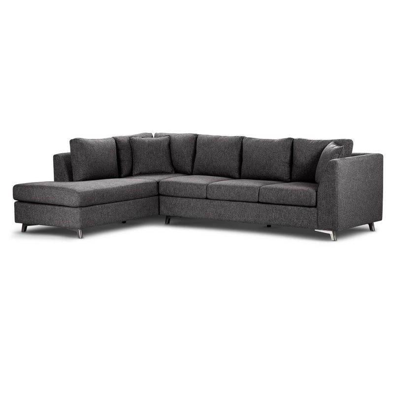 ROSEN - Sofá Seccional 4 cuerpos Carter 307x85x92 cm Charcoal