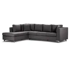 ROSEN - Sofá Seccional 4 cuerpos Carter 307x85x92 cm Charcoal