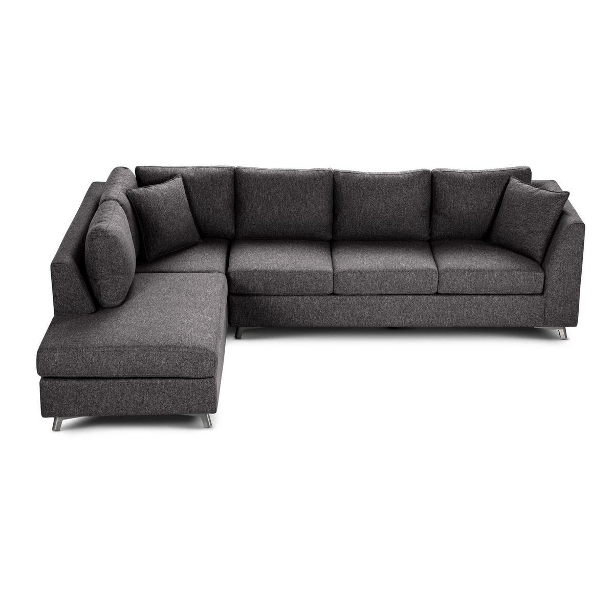 ROSEN - Sofá Seccional 4 cuerpos Carter 307x85x92 cm Charcoal