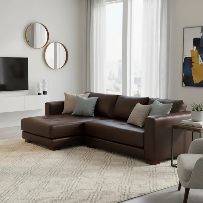 ROSEN Seccional 4 cuerpos Copeland 256x80x155 cm Toffee