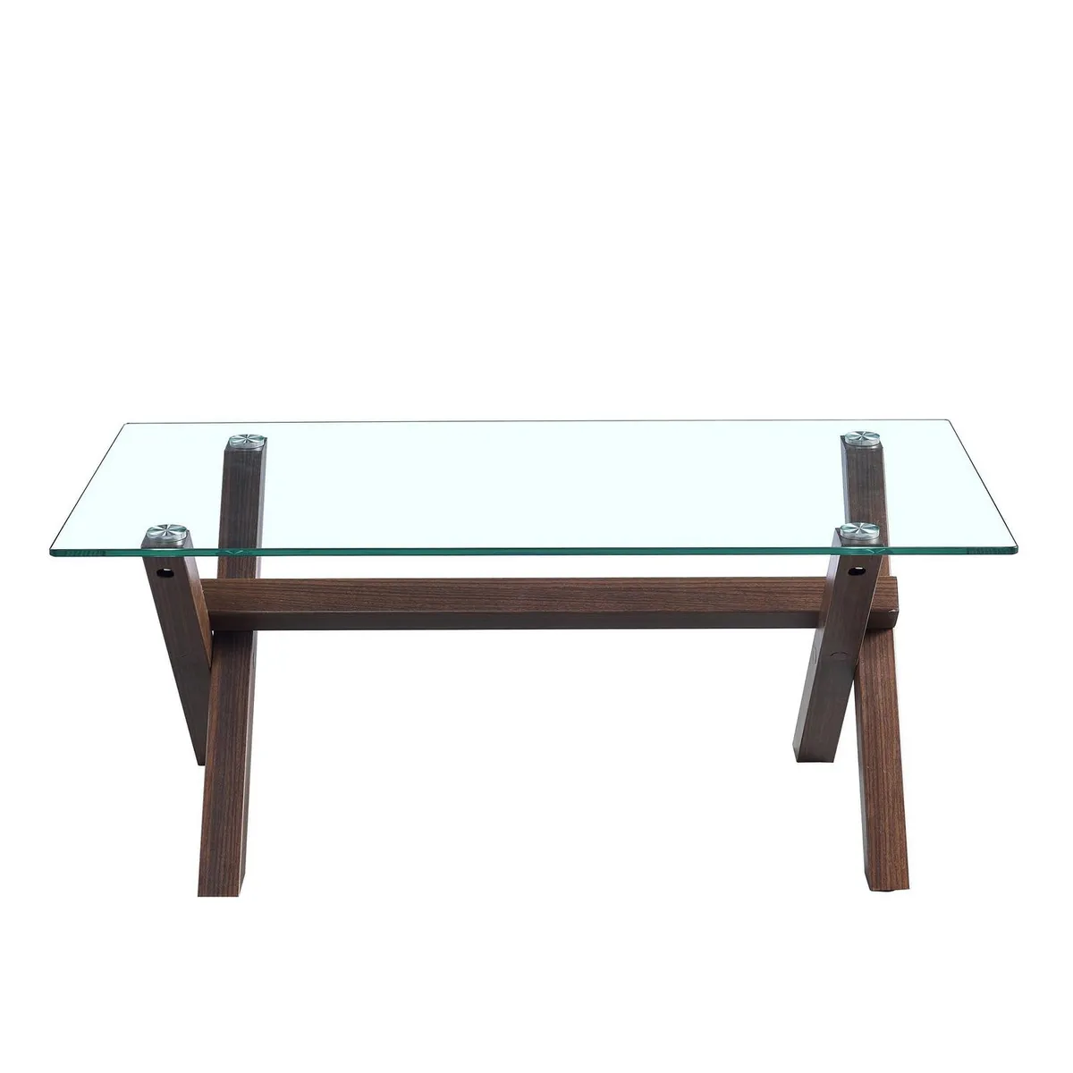 JACOBSEN - Mesa Centro Vidrio L2 110x60x45 café