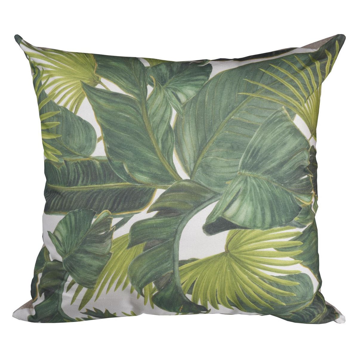ATMOSPHERA HOME - Cojín hojas verdes 55x55 cm