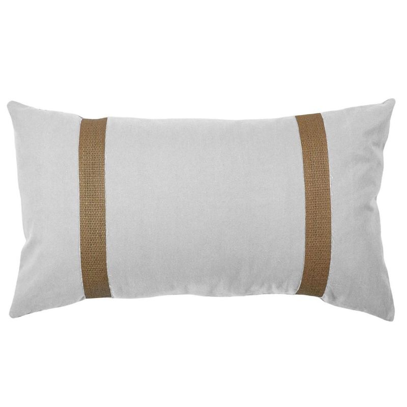ATMOSPHERA HOME - Cojín bahía rectangular blanco 35x60 cm