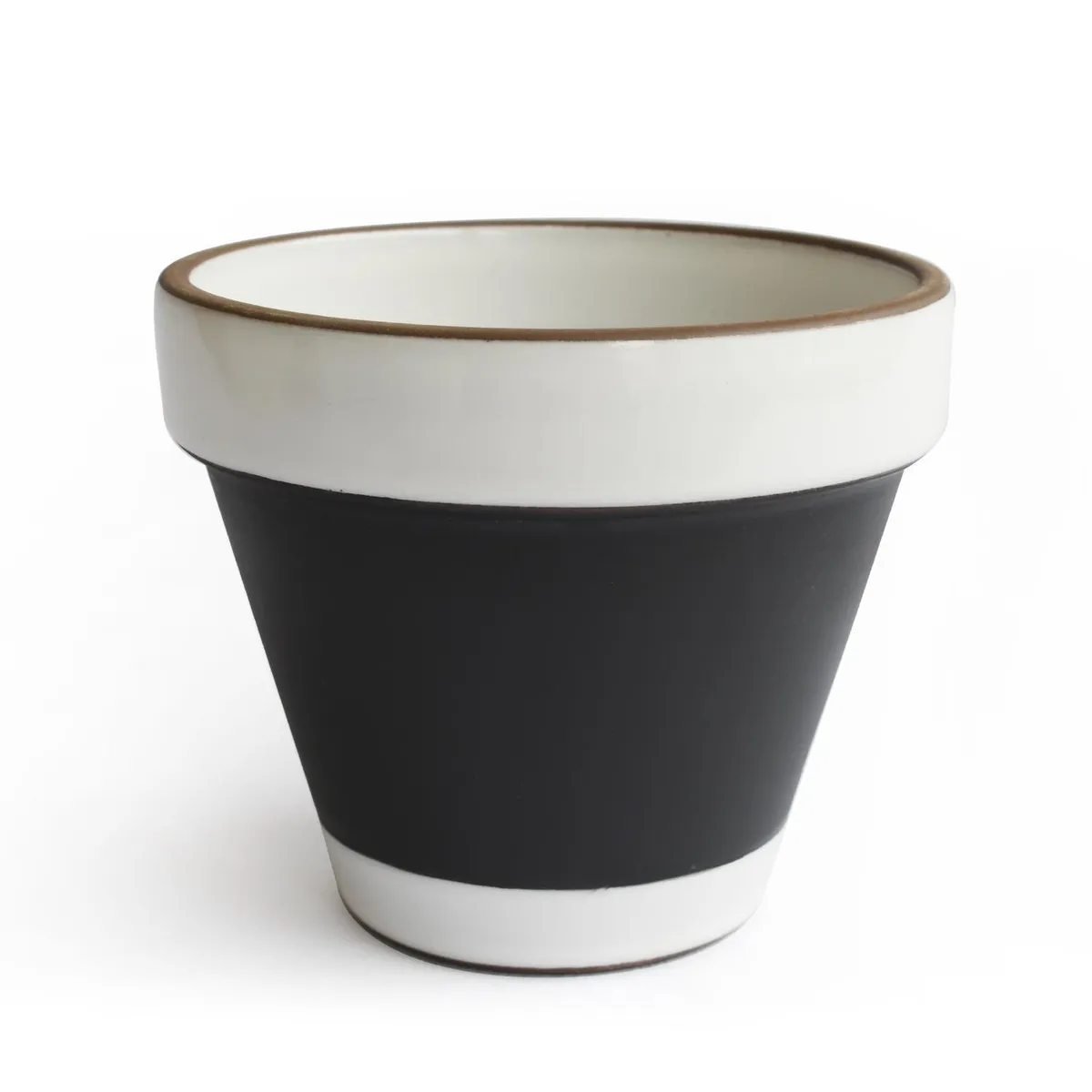 MESTIZA - Set 3 Maceteros Kony de Arcilla x19 cm Blanco