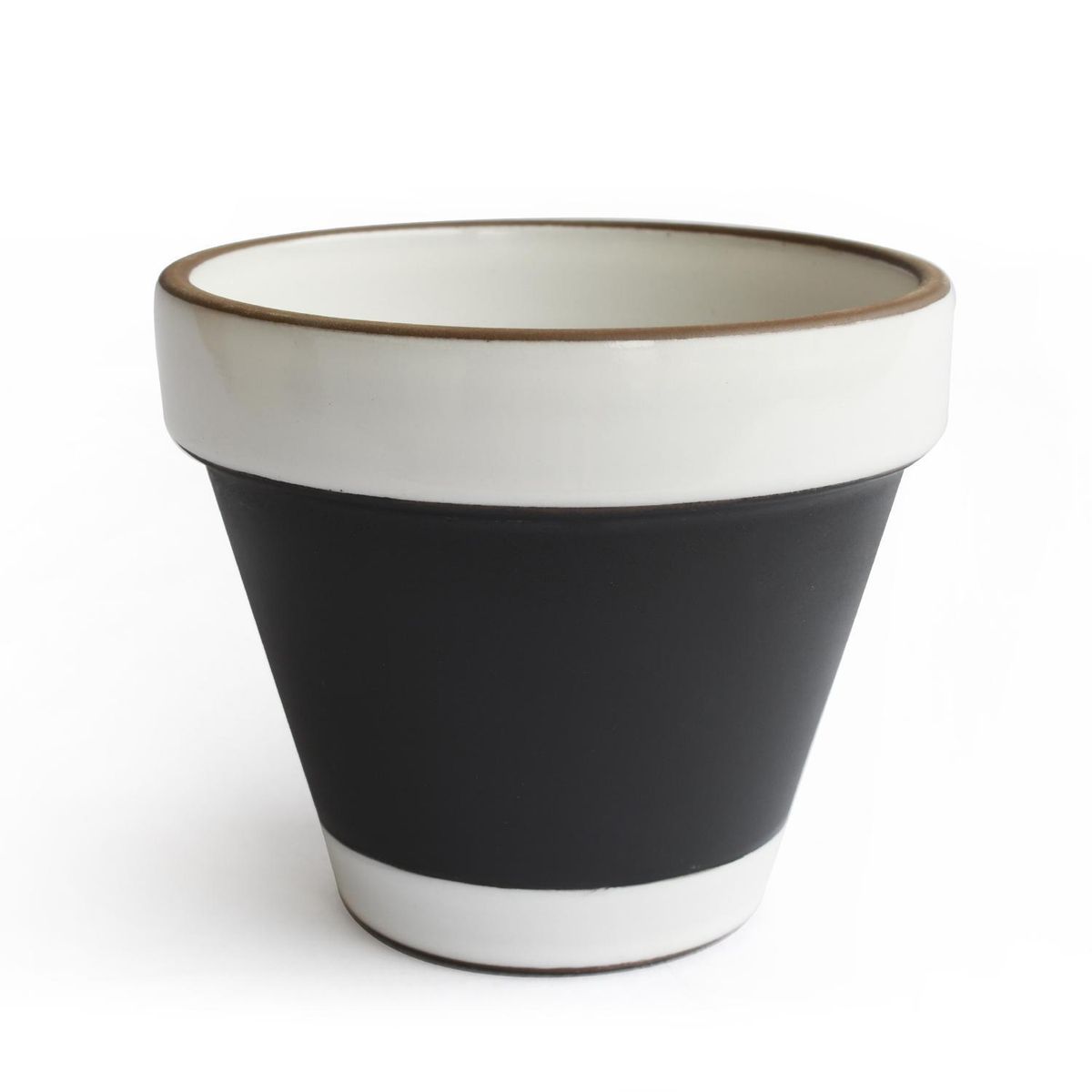 MESTIZA - Set 3 Maceteros Kony de Arcilla x19 cm Blanco