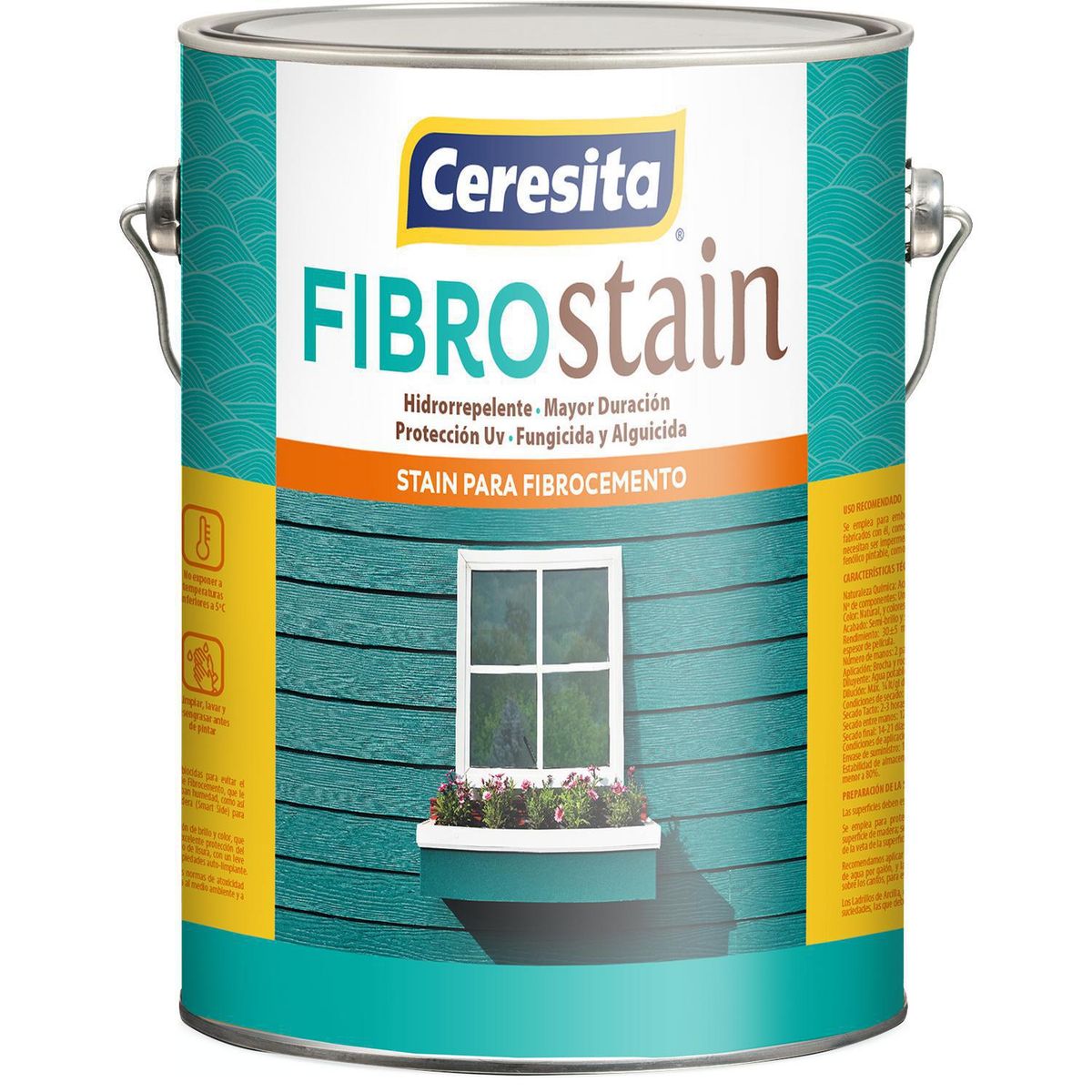CERESITA - Impregnante Fibrocemento Mate 1 galón(es) Toscana
