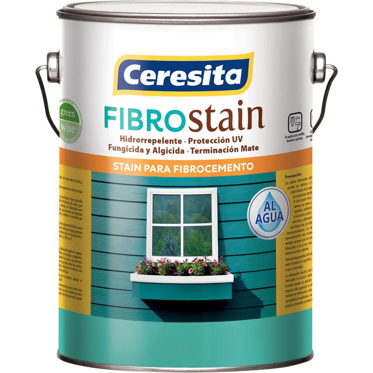 CERESITA - Impregnante Fibrocemento Mate 1 galón(es) Castaño