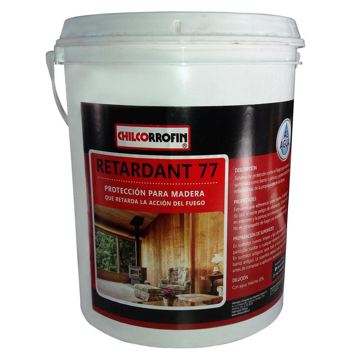 CHILCORROFIN - Retardante de Fuego para Madera 1 galón(es) Incoloro