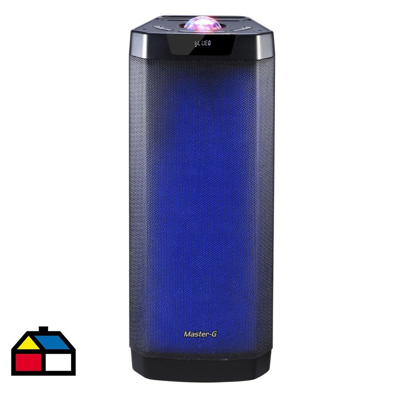MASTER G - Parlante karaoke dual 10" 80W RMS