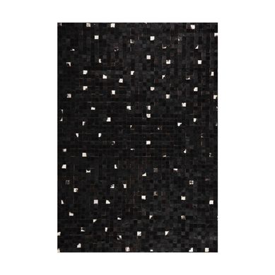 Alfombra cuero fashion 160x230 cm kb-339 negro/blanco