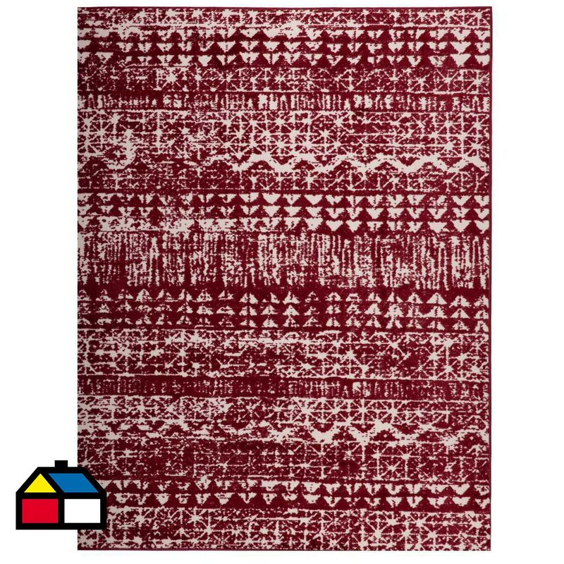 DIB - Alfombra murphy 150x200 cm he187 dark red/cream