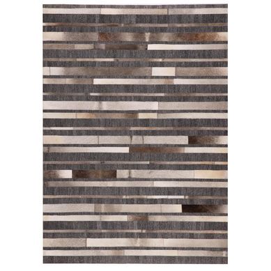 Alfombra natural leather design 140x200 cm 6884 grey