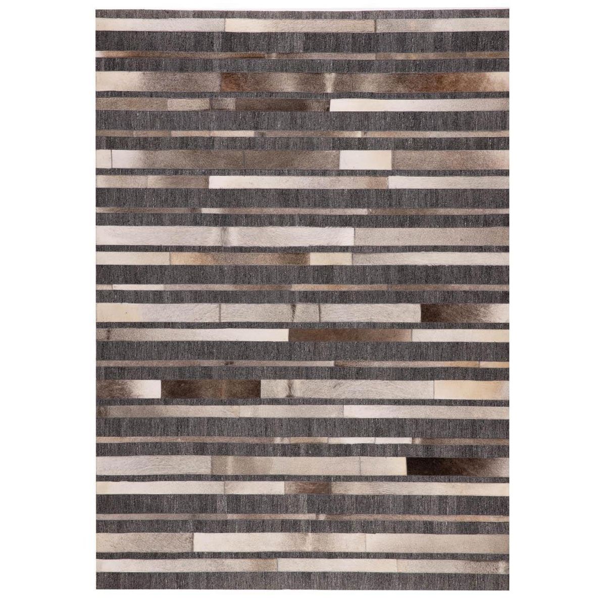 DIB - Alfombra natural leather design 140x200 cm 6884 grey