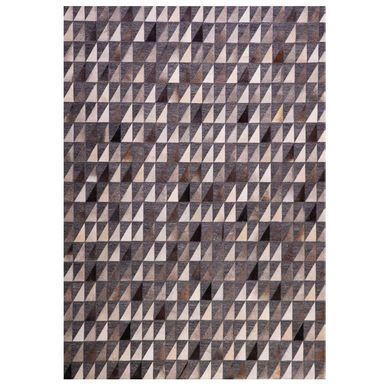 Alfombra natural leather design 160x230 cm 1680 grey